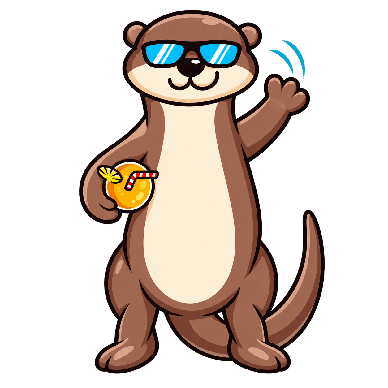 Nutria de Roomin saludando